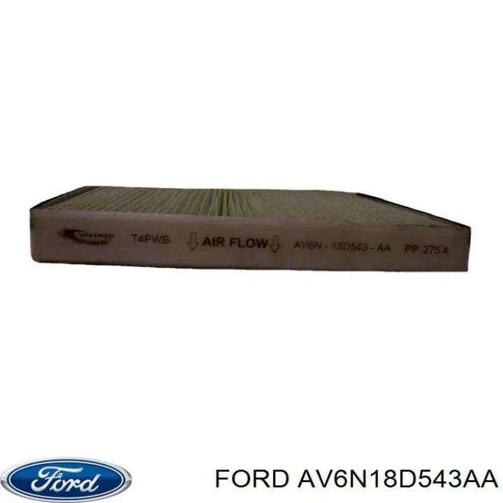 AV6N18D543AA Ford filtro de habitáculo