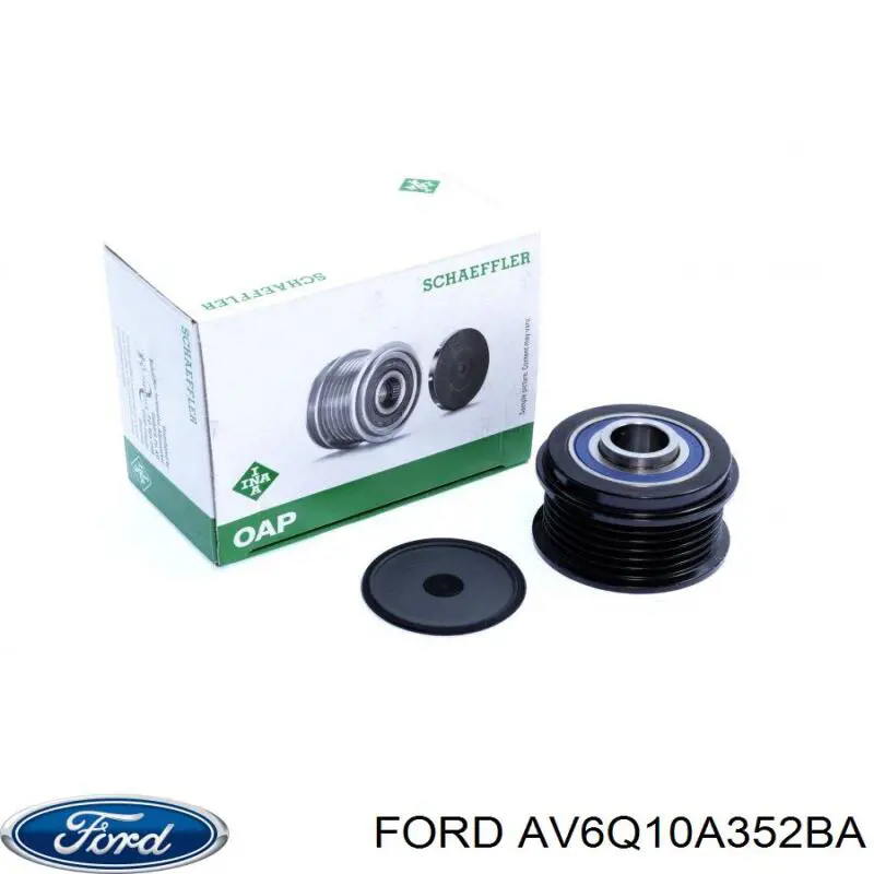 AV6Q-10A352-BA Ford poleas juego de piezas