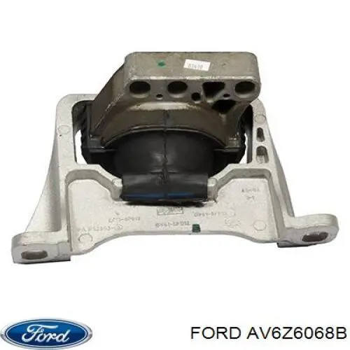 AV6Z6068B Ford soporte, motor izquierdo, trasero