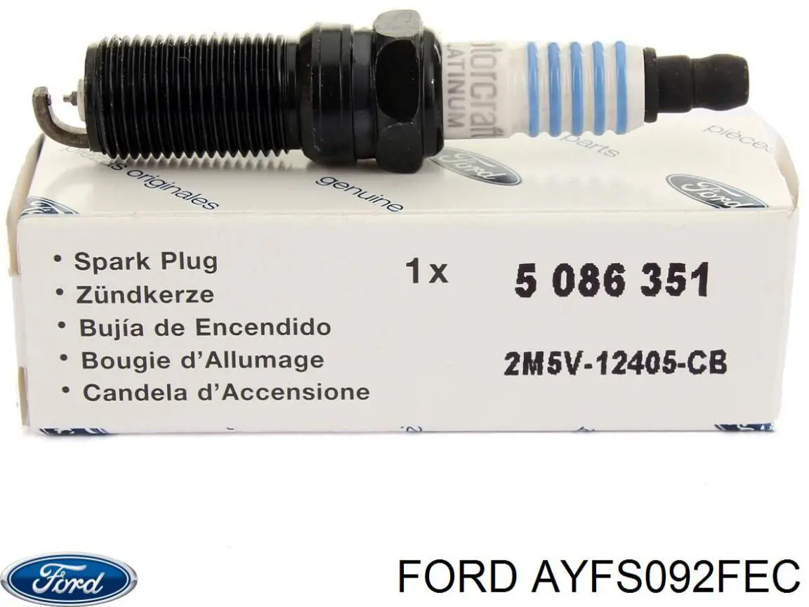 AYFS092FEC Ford bujía de encendido