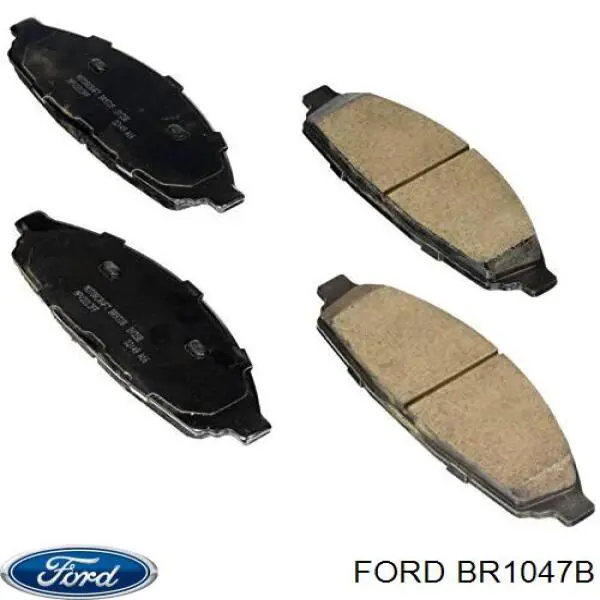 BR1047B Ford pastillas de freno delanteras