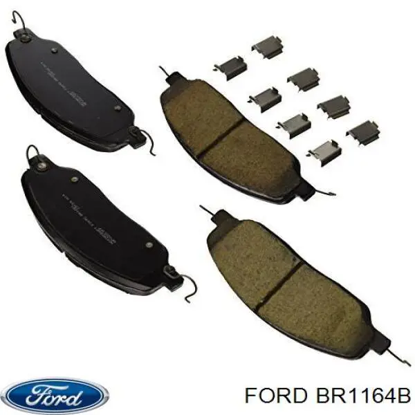 BR1164B Ford pastillas de freno delanteras