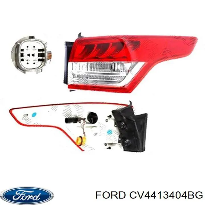 CV4413404BG Ford piloto posterior exterior derecho