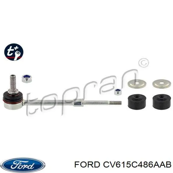 CV615C486AAB Ford soporte de barra estabilizadora trasera