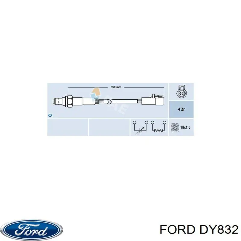 DY832 Ford sonda lambda sensor de oxigeno para catalizador