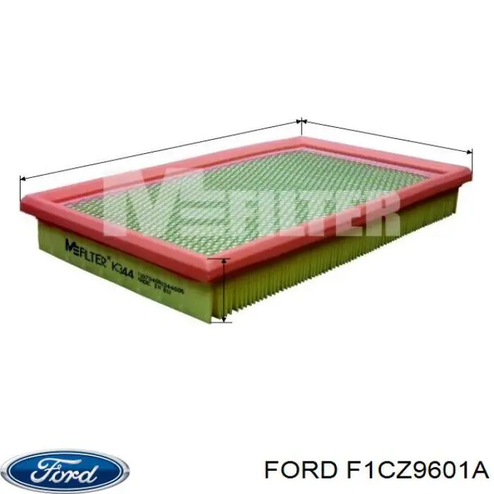 F1CZ9601A Ford filtro de aire