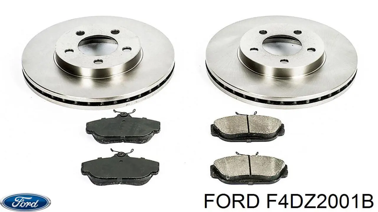 F4DZ2001B Ford pastillas de freno delanteras