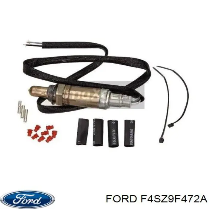 F4SZ9F472A Ford sonda lambda, sensor de oxígeno despues del catalizador derecho