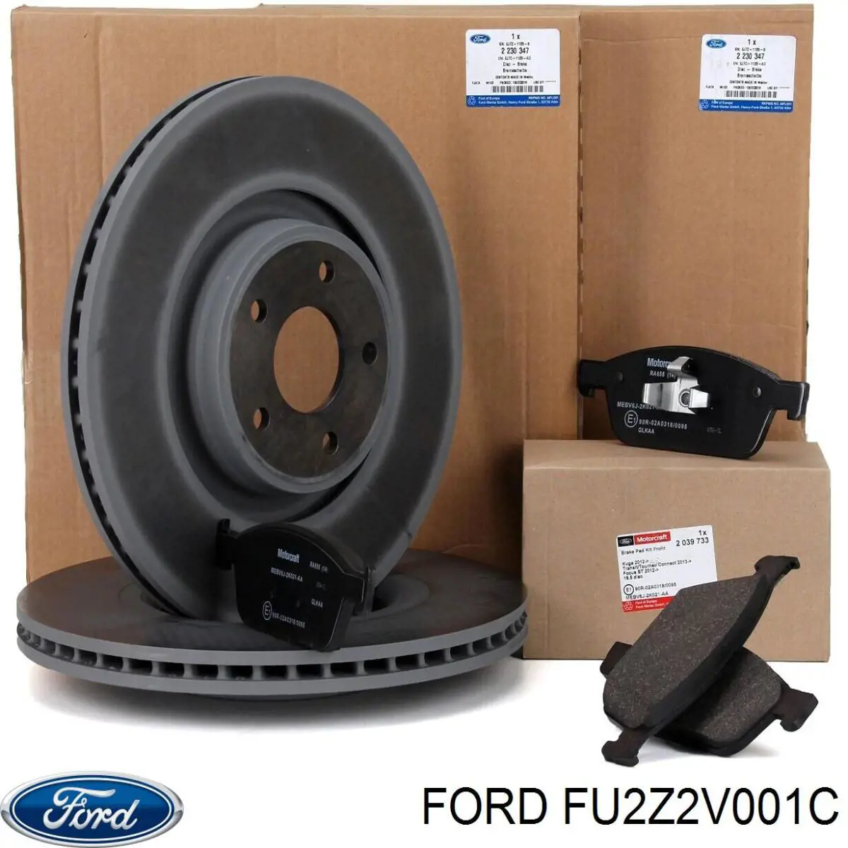 FU2Z2V001C Ford pastillas de freno delanteras