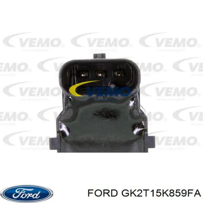 GK2T-15K859-FA Ford sensor alarma de estacionamiento (packtronic Frontal Lateral)