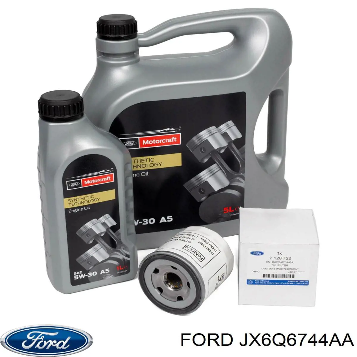 JX6Q6744AA Ford filtro de aceite