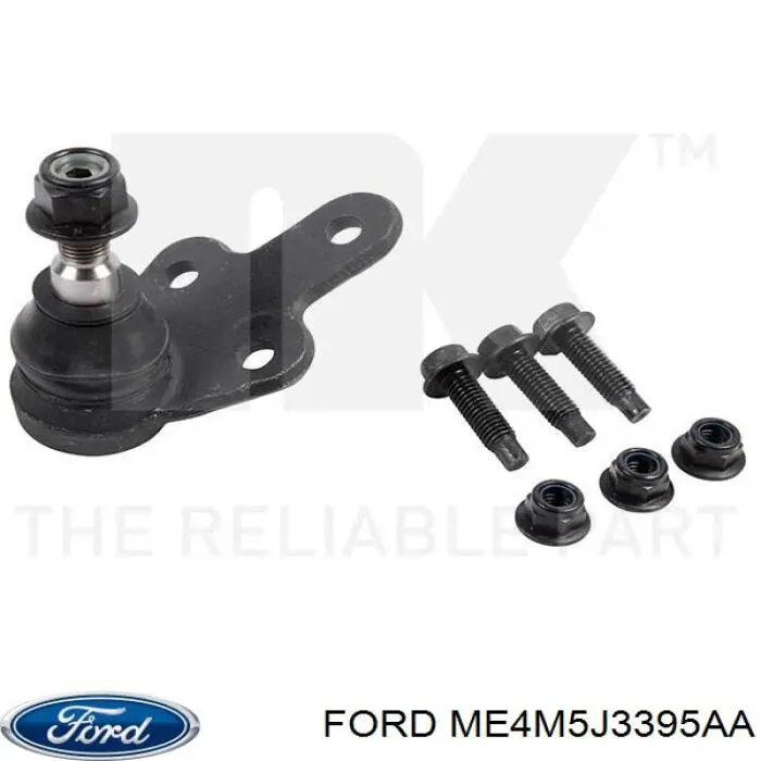 ME4M5J3395AA Ford rótula de suspensión inferior