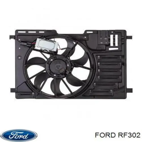 RF302 Ford ventilador (rodete +motor refrigeración del motor con electromotor completo)