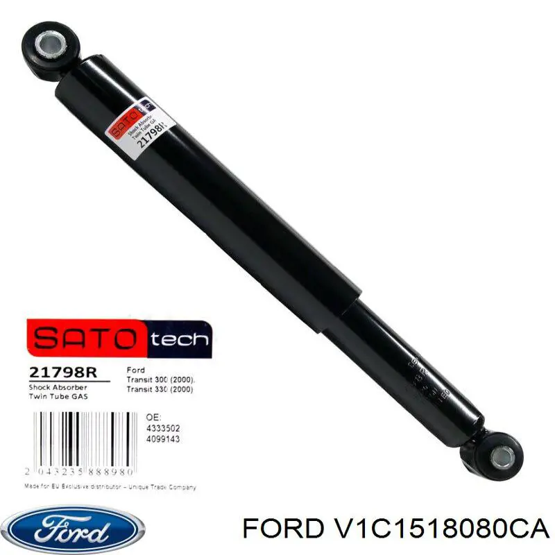 V1C15 18080 CA Ford amortiguador trasero