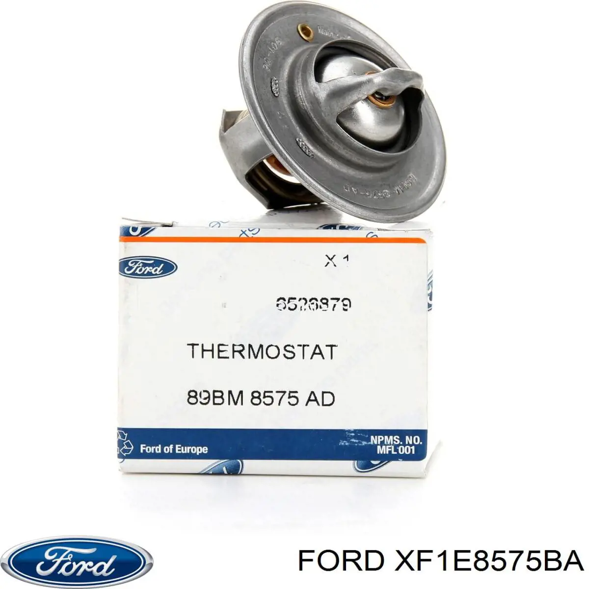 XF1E8575BA Ford termostato, refrigerante