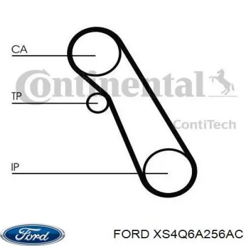 XS4Q6A256AC Ford 