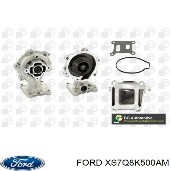 XS7Q8K500AM Ford bomba de agua, completo con caja