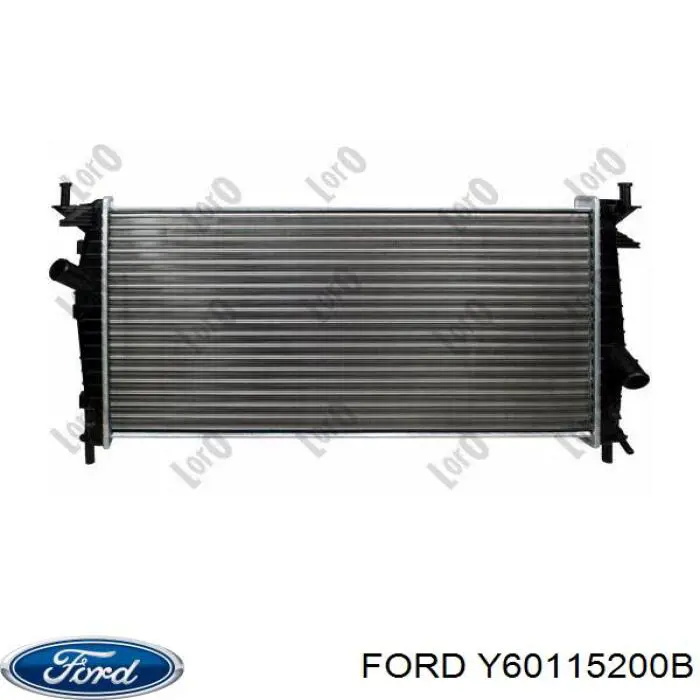 Y60115200B Ford radiador refrigeración del motor