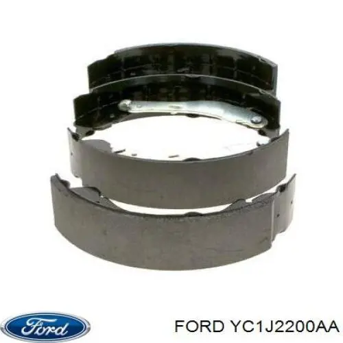 YC1J2200AA Ford zapatas de frenos de tambor traseras