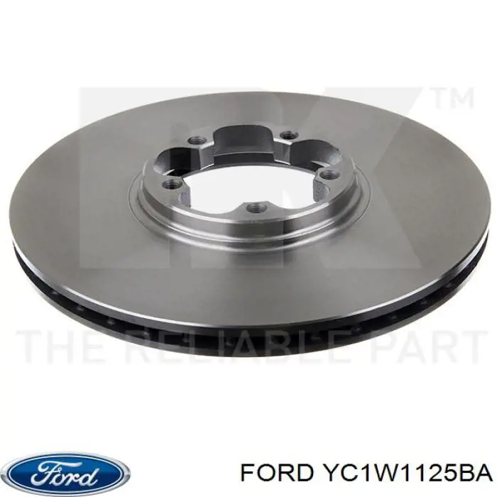 YC1W1125BA Ford freno de disco delantero