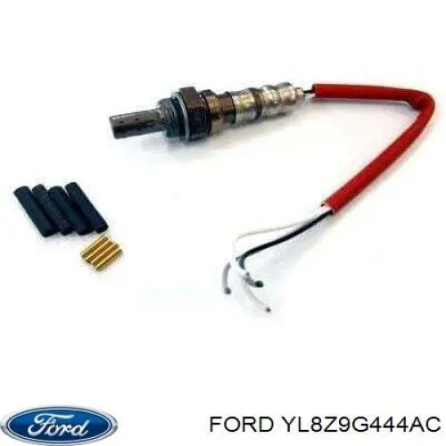 YL8Z9G444AC Ford sonda lambda, sensor de oxígeno despues del catalizador izquierdo