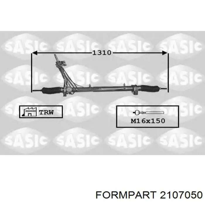 2107050 Formpart/Otoform barra de acoplamiento