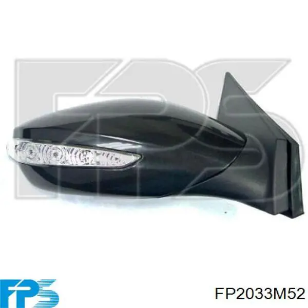 9790419180 Fiat/Alfa/Lancia cristal de espejo retrovisor exterior derecho