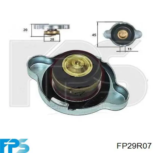 FP29R07 FPS tapa de radiador