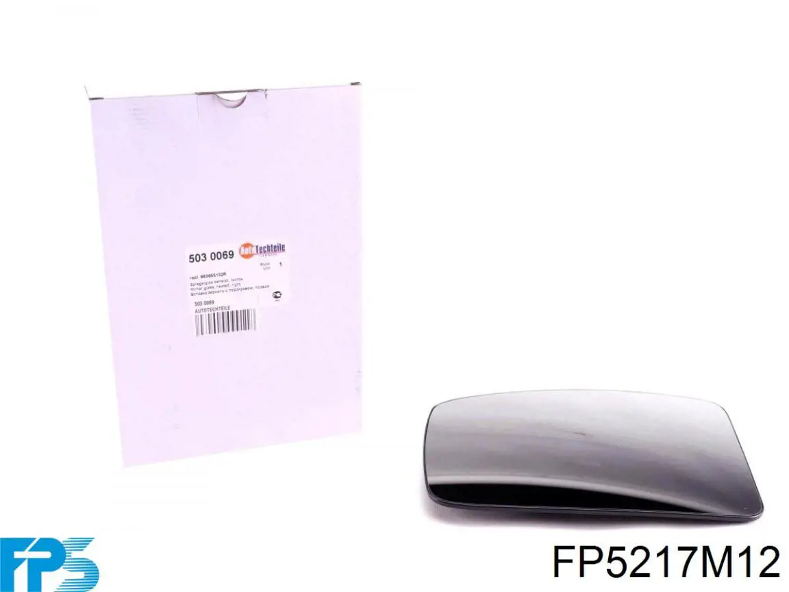 FP 5217 M12 FPS cristal de espejo retrovisor exterior derecho