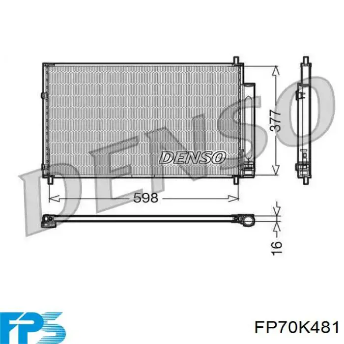 FP 70 K481 FPS condensador aire acondicionado