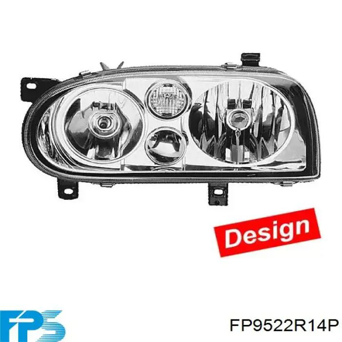 FP9522R14P FPS faro derecho