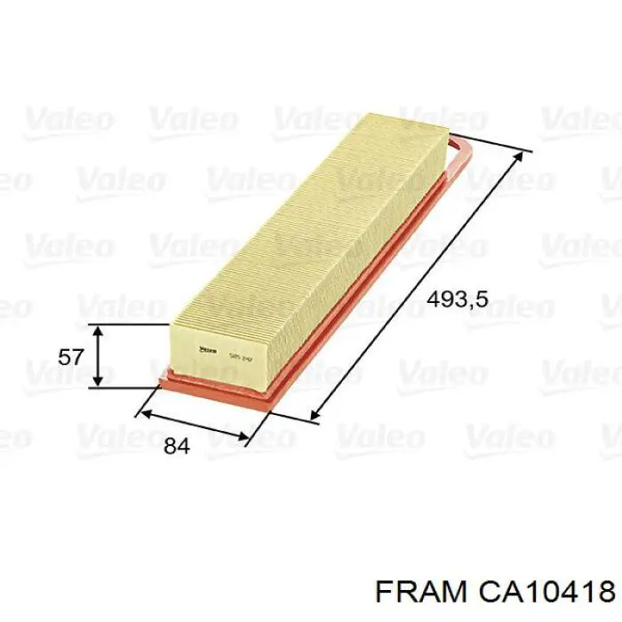 CA10418 Fram filtro de aire