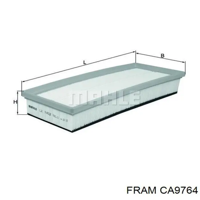 CA9764 Fram filtro de aire