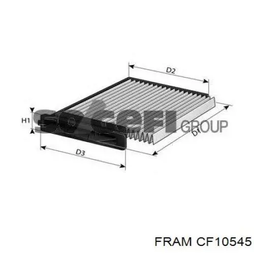 CF10545 Fram filtro de habitáculo