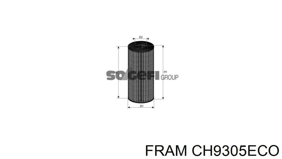 CH9305ECO Fram filtro de aceite