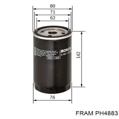 Z88 Gueldner filtro de aceite