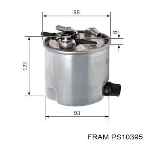 4867 Meat&Doria filtro combustible