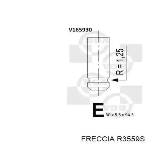  Válvula de admisión para Peugeot 505 551A