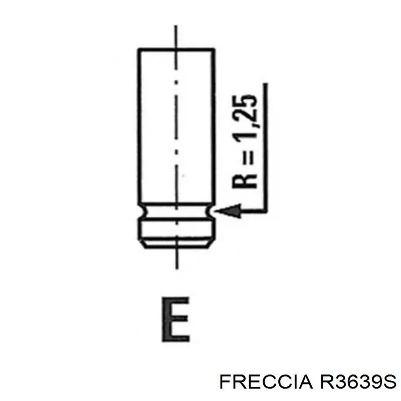 7701462232 Renault (RVI) válvula de admisión