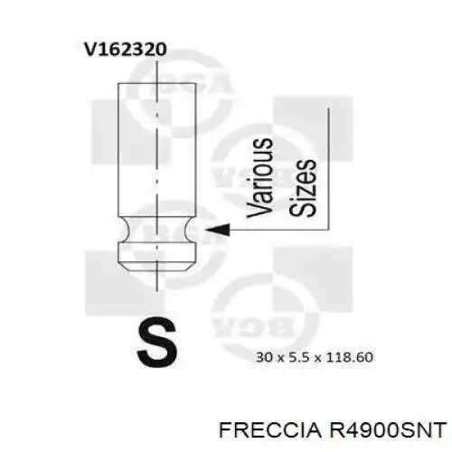  Válvula de admisión para Rover 400 RT