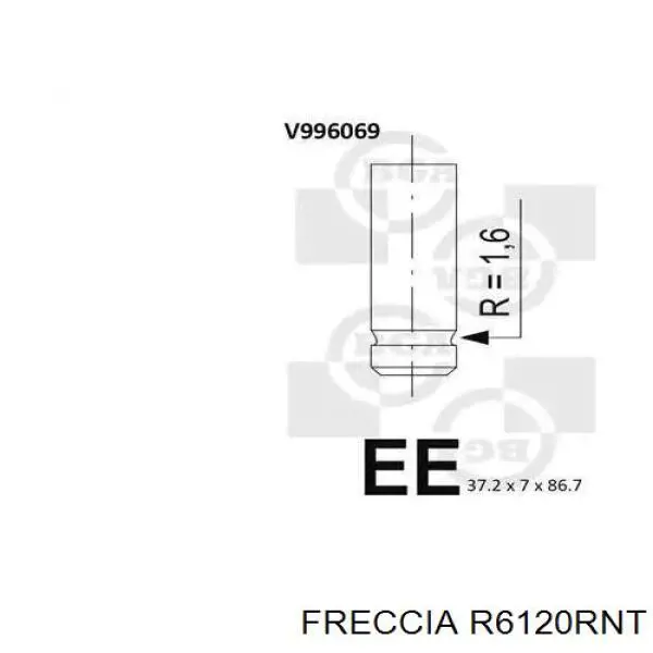  Válvula de escape para Rover 200 RF