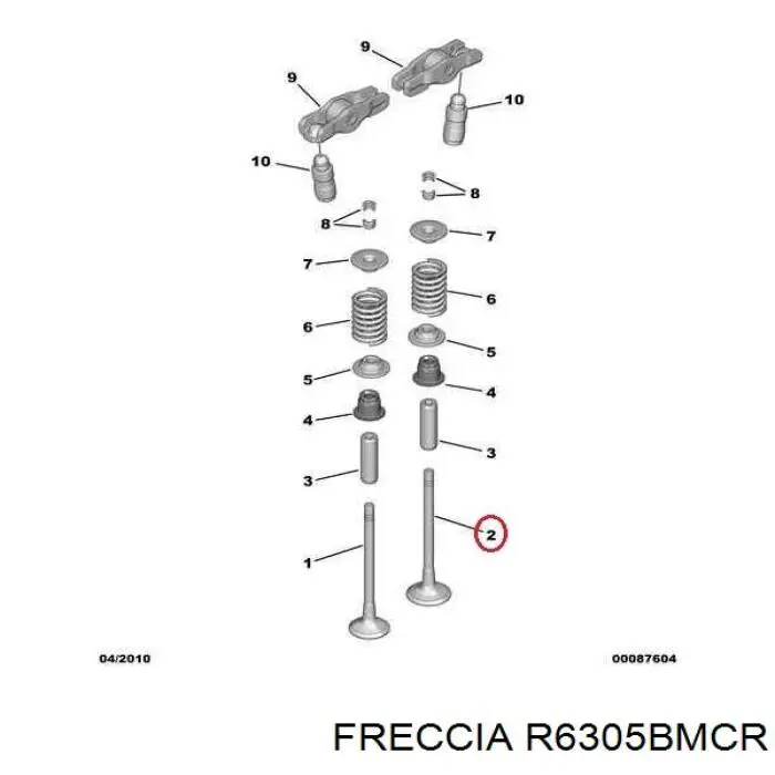  Válvula de escape para Fiat Fiorino 225