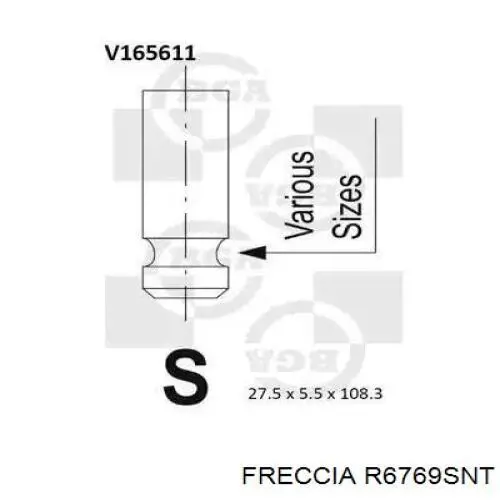 1371147010 Toyota válvula de admisión