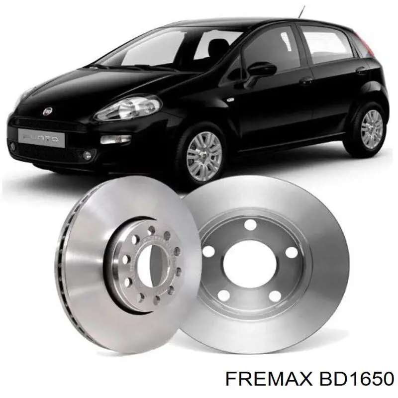 BD1650 Fremax freno de disco delantero