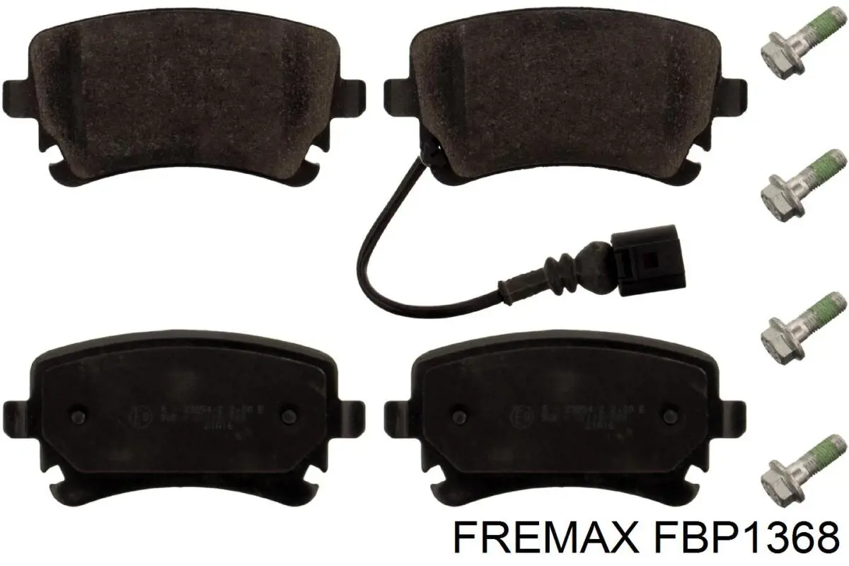 FBP1368 Fremax pastillas de freno traseras