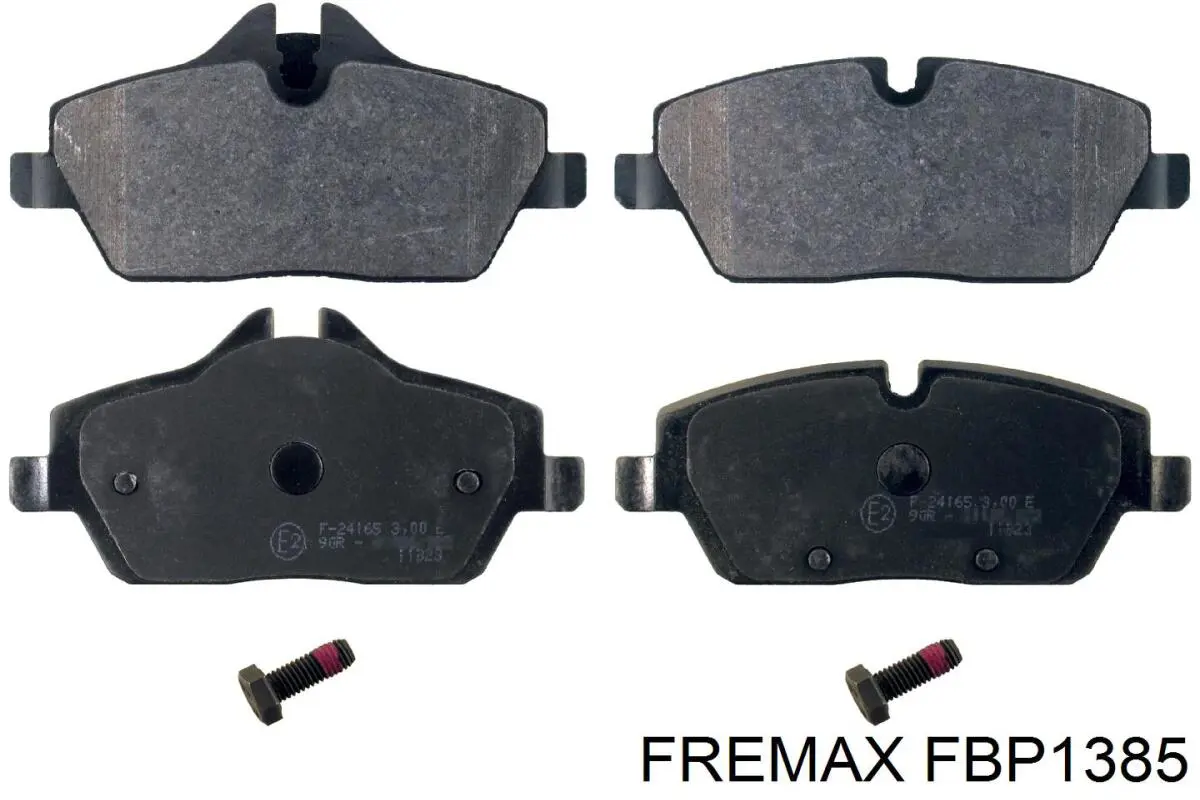 FBP1385 Fremax pastillas de freno delanteras