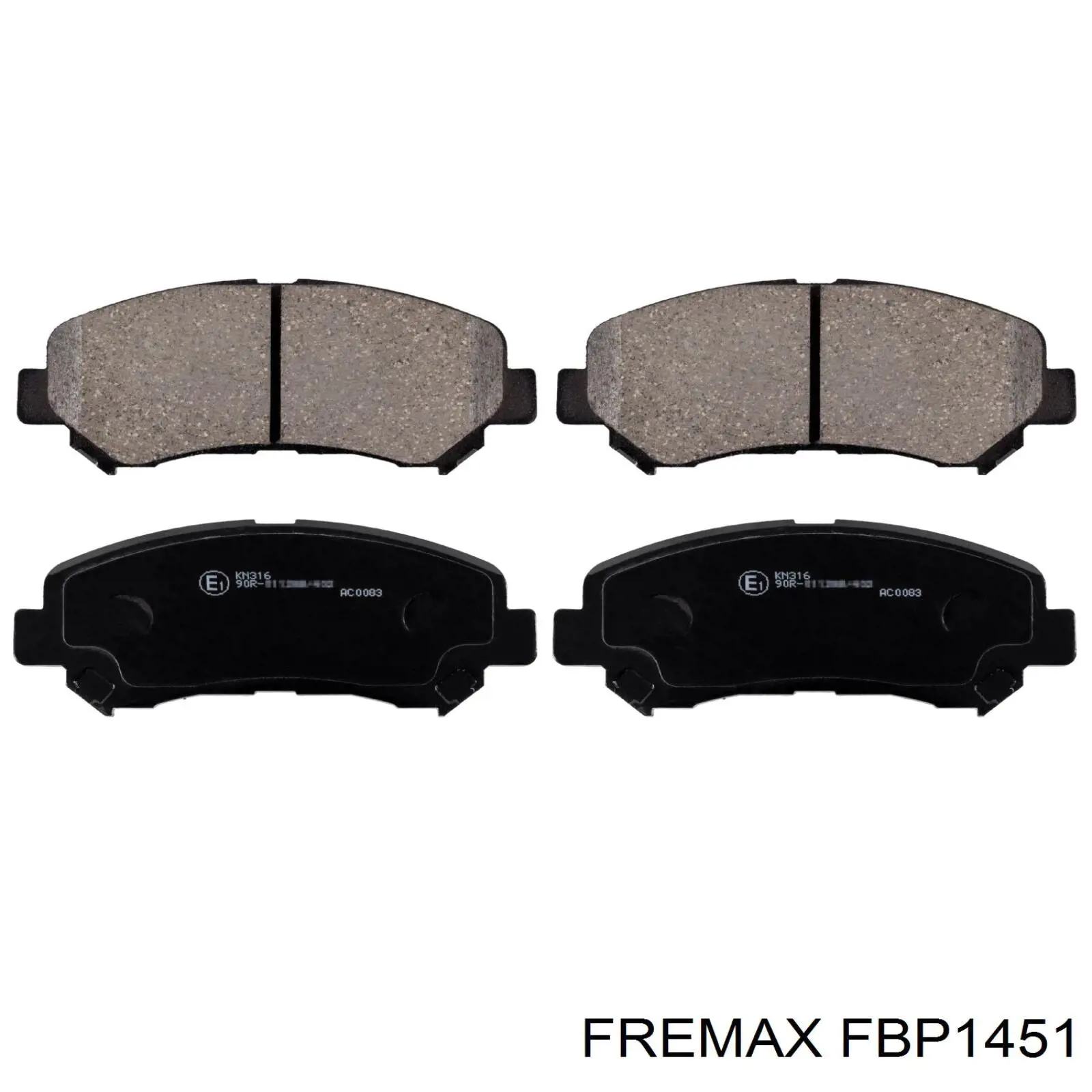 FBP-1451 Fremax pastillas de freno delanteras