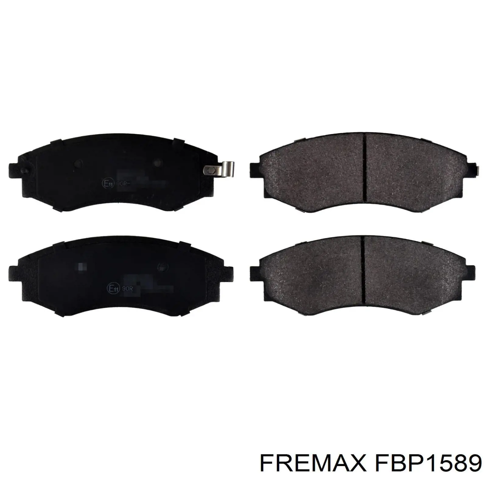 FBP1589 Fremax pastillas de freno delanteras