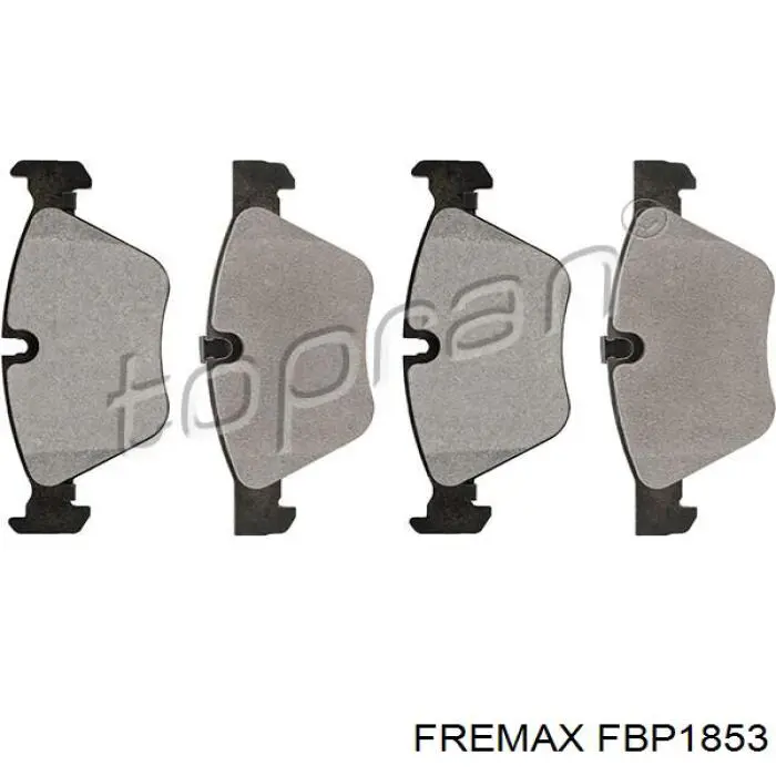 FBP1853 Fremax pastillas de freno delanteras