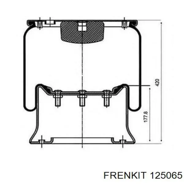 125065 Frenkit cilindro principal de freno